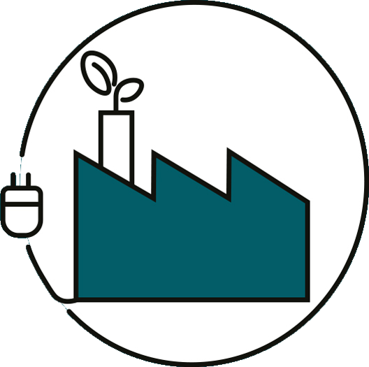 Logo Klimaneutrale Industrie